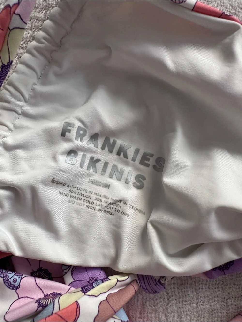 FRANKIE’S BIKINIS - Gabe Two piece swimsuit Bottom Sz Small Top Medium Mariposa